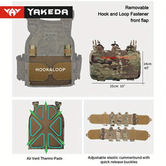 Outdoor Multifunctional Training Vest 1000D Waterproof Molle Vest