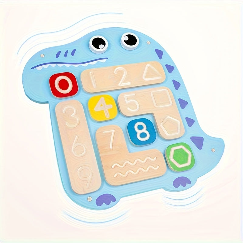 One Piece Crocodile Model Touch Puzzle Toy, Wall Game Busy Board for Kids