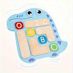 One Piece Crocodile Model Touch Puzzle Toy, Wall Game Busy Board for Kids