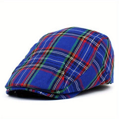 British Plaid Beret Outdoor Outing Wear Men Women