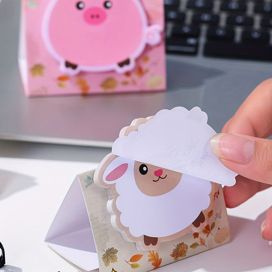 Cute 40 Sheets Sticky Note for Students, Portable & Tearable Note Paper