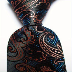 Men's Paisley Necktie Classic Printed Business Party Tie
