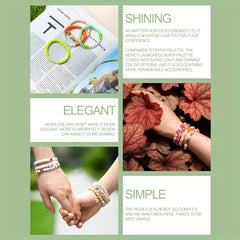 Bracelet Making Kit Polymer Clay Beads Gift Bag Jewelry Making Set