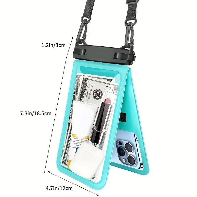 Clear PVC Phone Dry Bag Waterproof Diving Case Touch Screen Pouch