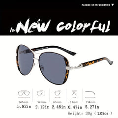 Vintage Ladies Oversized Sunglasses Women Sun Protection Lenses