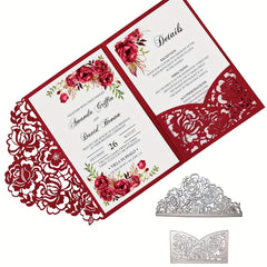 Rose Pattern Die Cuts Metal Die Cuts For DIY Craft