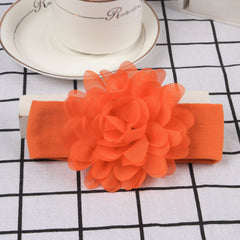 Fabric Mesh Flower Headband for Baby Party