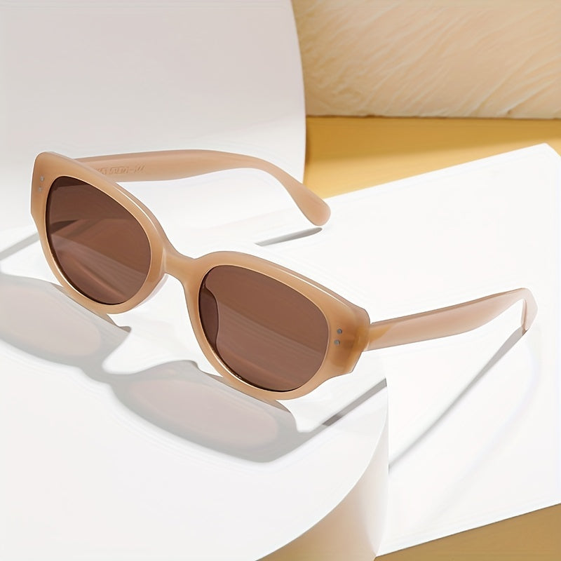 Men's Small Frame Rice Nail Sunglasses Hip Hop PC Sunglasses