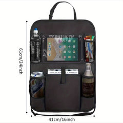Waterproof Car Seat Storage Bag, Durable Rear Seat Hanging Organizer