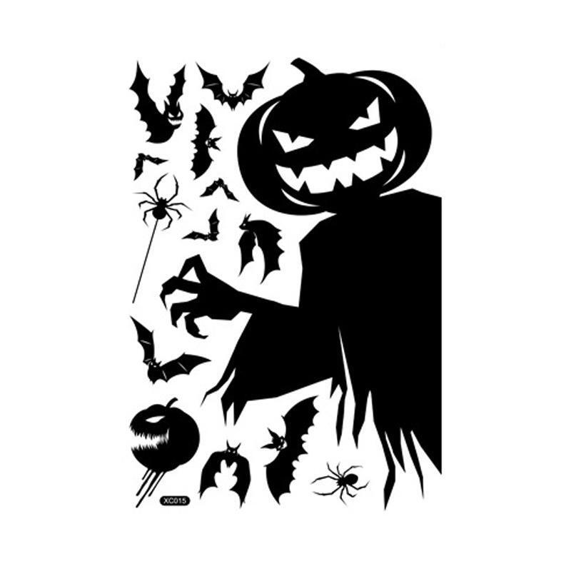 Halloween Giant Ghost Monster Shadow Window Sticker