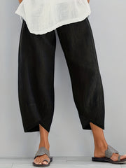 Women's Plus Breathable Wide Leg Pants