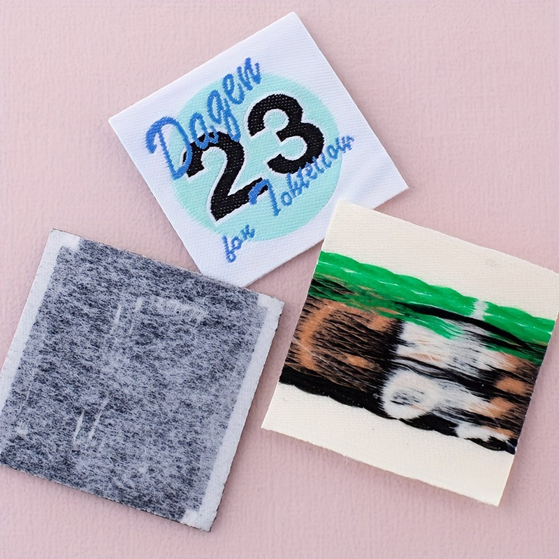 3PCS 3D Printing Letter Style Cloth Stickers For Girls Children