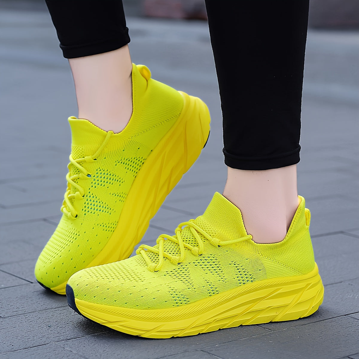 Breathable Mesh Athletic Sneakers for Outdoor Running