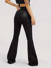 Flared Jeans Wide Leg Denim Pants Women's Denim Clothing