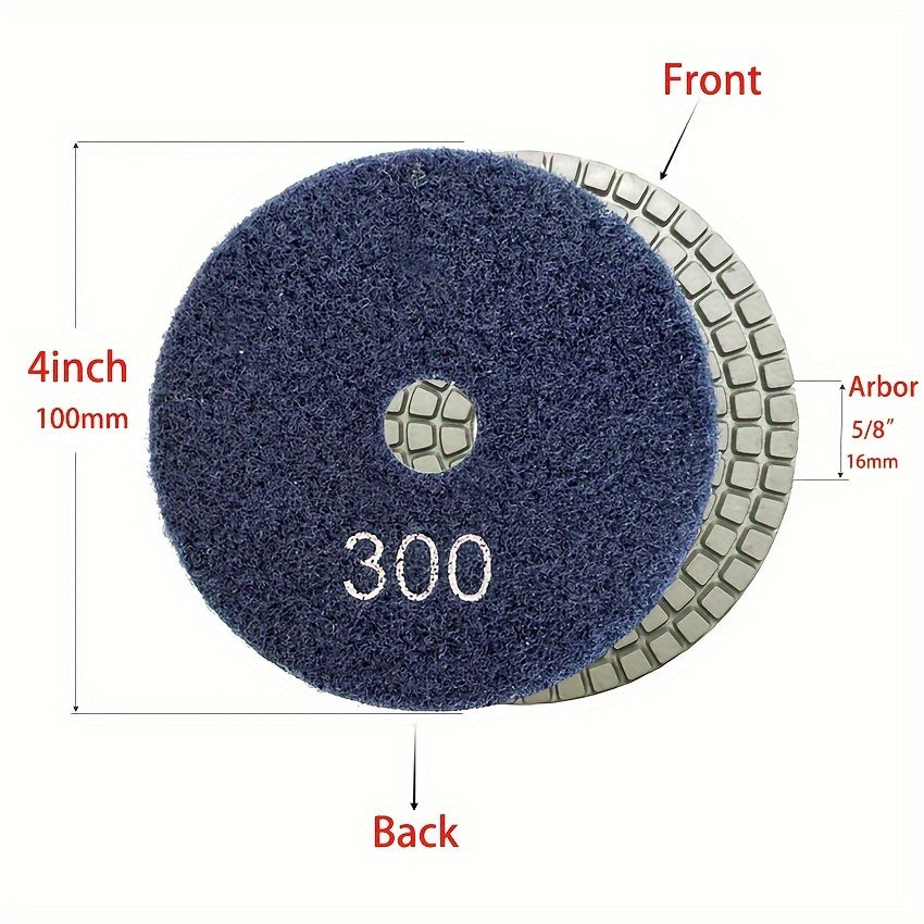 10 16 Cm Diamond Polishing Pads For Stone Countertop Granite