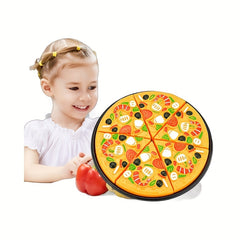 11pcs Kids Pretend Play Food Set Realistic Pizza & Western Cuisine Toys