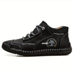 Men's Lace Up Ankle Boots for Work Office Outdoor