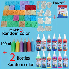 DIY Magic Water Elf Ocean Mold Set 3D Handcraft Kit Gel Toy Children's Bath