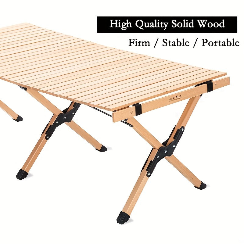 Portable Folding Aluminum Table for Camping & Outdoor Leisure