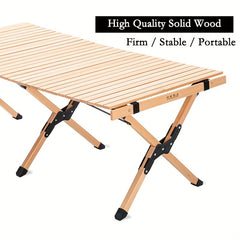 Portable Folding Aluminum Table for Camping & Outdoor Leisure