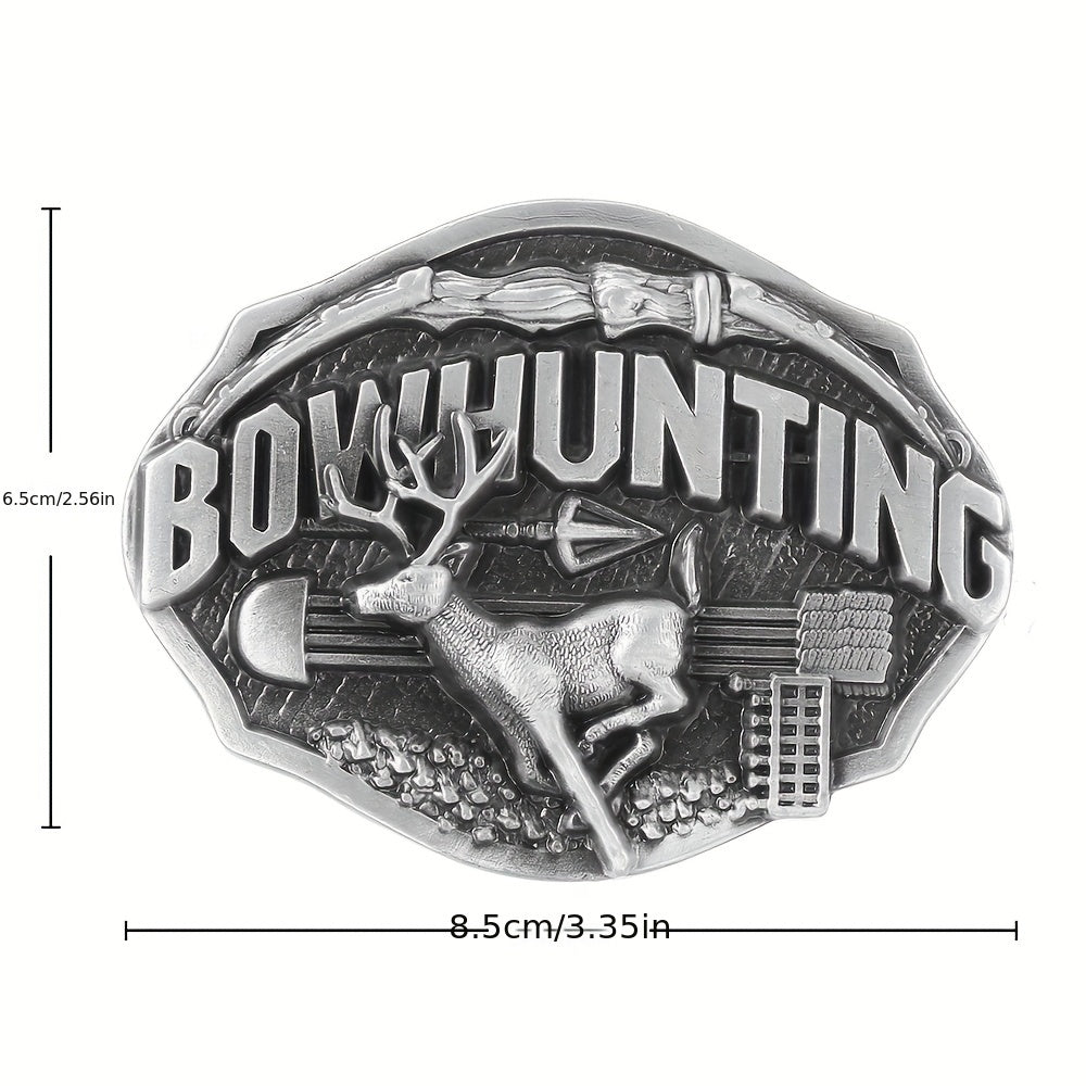 Western Cowboy Deer Belt Buckle Retro Casual Belt Buckle Belts Decoration