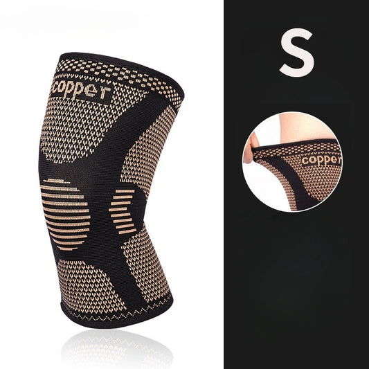 Knitted Elastic Nylon Knee Pads For Sports