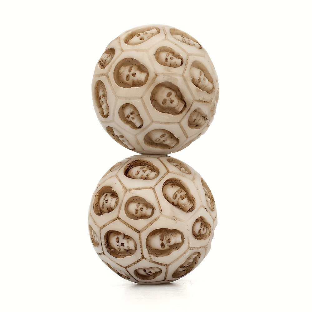 2pcs Set Skull Handball for Muscle Relaxation & Fitness