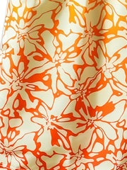 Gradient Flowery Print Shorts Casual Summer Pool Beach Shorts Men's Lounge Short