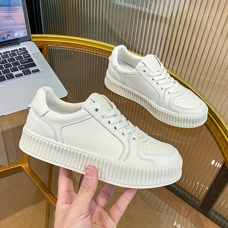 Women's Minimalist Solid Casual Board Shoes Comfortable And Breathable