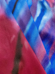Women's Plus Tie Dye High Rise Flare Leg Pants
