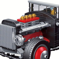 Mesiondy Classic Car Block Kit - DIY Assembly Vintage Collection Toy