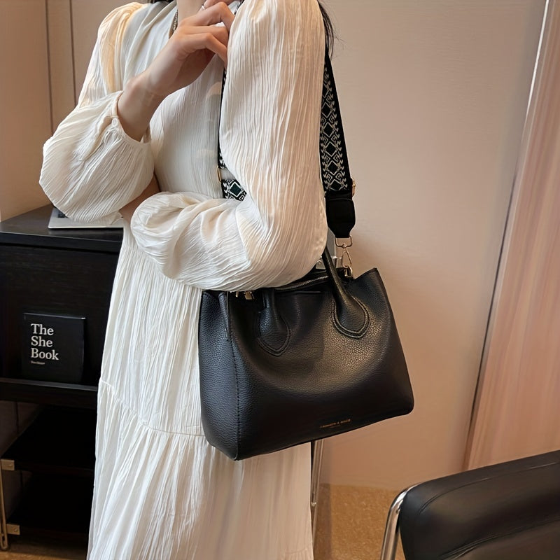 Vegan Leather Handbag Crossbody Satchel Purse