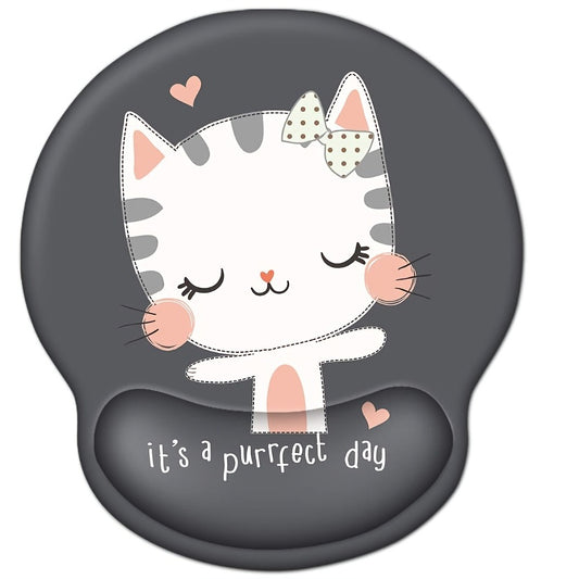 Cartoon Silicone Wristrest Mouse Pad for Desktop