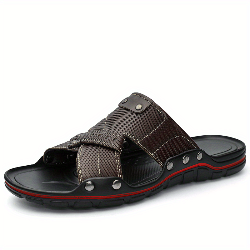 Men's Lightweight Slides Slippers House Shoes Comfortable Non Slip Sandals