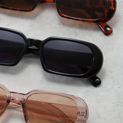3 Pairs Vintage Square Frame Sunglasses Unisex Sports Driving Fishing Glasses