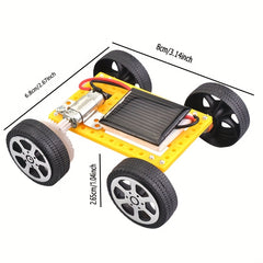 DIY Mini Solar Car Kit - Science Experiment Toy