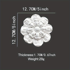 PU Decorative Flowers Lightweight Carved Background Wall Decoration