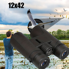 12x42 Compact Binoculars HD Portable Binoculars For Bird Watching Travel