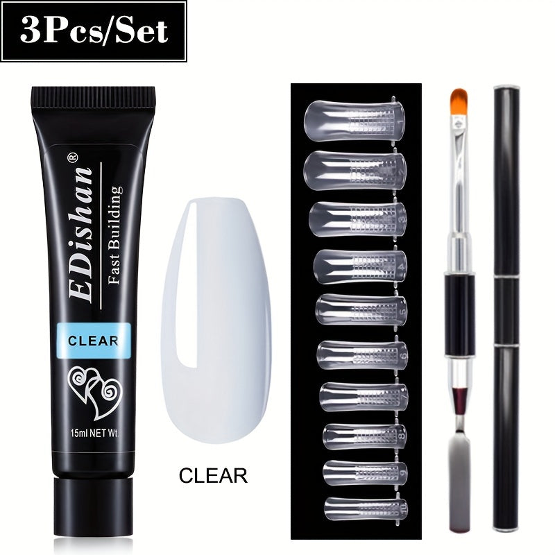 Nail Extension Gel Kit Quick Builder Gel Nail Forms
