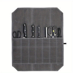 Outdoor Retro Over Wax Canvas Chef Storage Roll Bag
