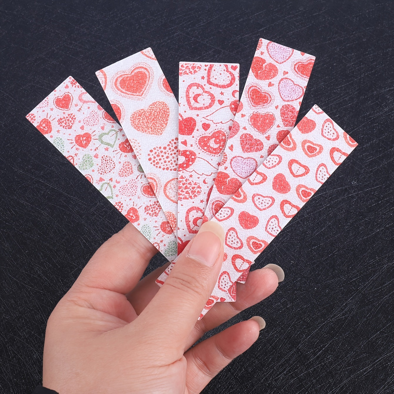 4pcs Pink Love PEVA Stickers Anxiety Sensory Decompression Stickers