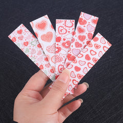4pcs Pink Love PEVA Stickers Anxiety Sensory Decompression Stickers