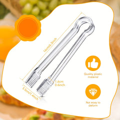 10pcs Plastic Clips Ice Cube Tongs Bread Baking Clips