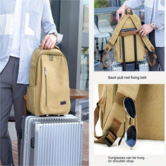 Vintage Canvas School Bag for Travel and School