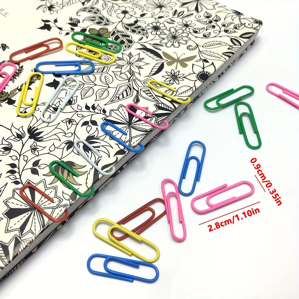 100pcs Mixed Paper Clips Set