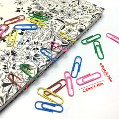 100pcs Mixed Paper Clips Set