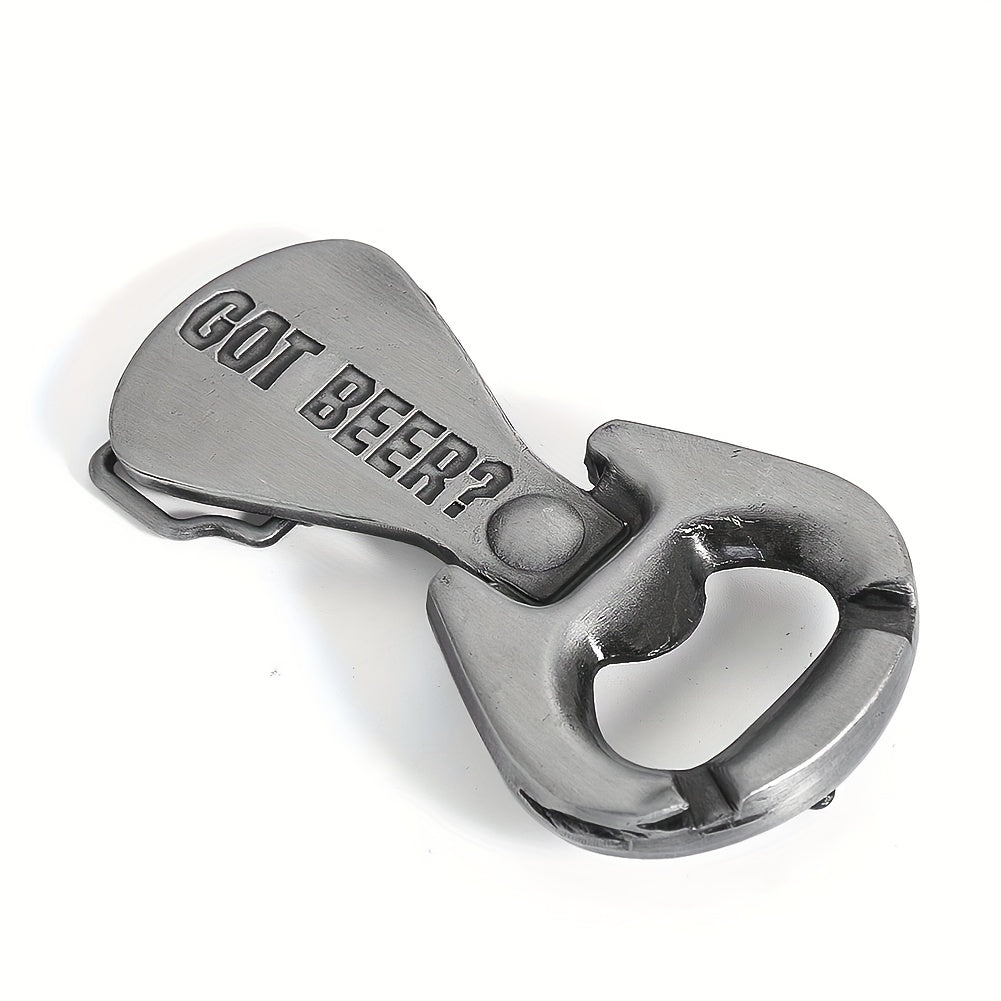 3D Stereoscopic Cans Pull Ring Beer Zinc Alloy Metal Belt Buckle