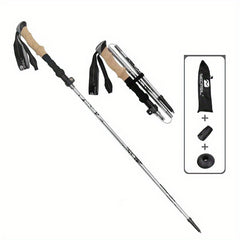 Folding Hiking Pole Ultra-light Walking Stick for Camping Hiking Trekking