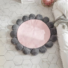 Kids Plush Toy Floor Mat Round Seat Cushion