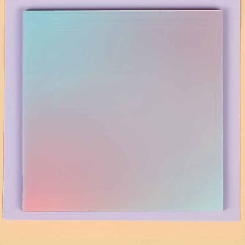 Reusable Solid Semi-Transparent Sticky Notes